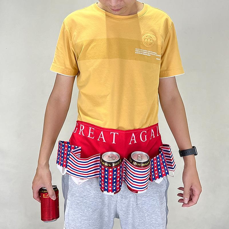 Independence Day Beer Belt, KEEP AMERICA DRUNK Beverage Beer Belt, Stripes And Stars Pattern USA Americana Patriotic Beer Belt, 4th Of July Party Decor, Summer Party Outdoor Decorations, Outdoor Party Favors 2025 - $22.99 –P10