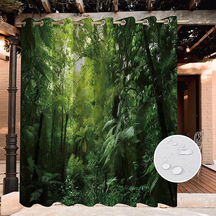 cortinas impermeables al aire libre para el patio de la boda interior cortinas gruesas con ojales de privacidad para el dormitorio de la boda, la sala de estar, el porche, la pérgola, la cabaña, 1 2025 - $31.99 –P8