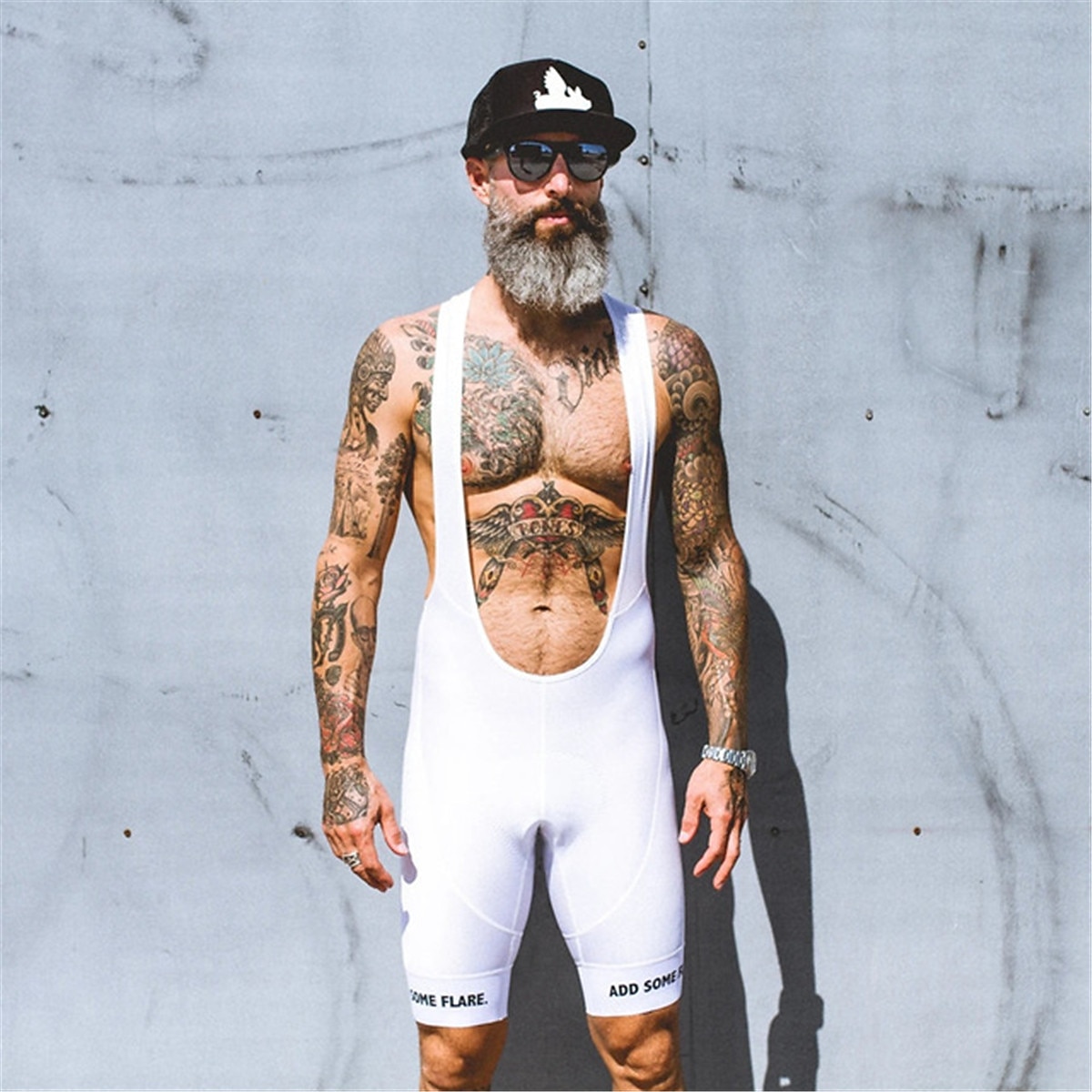 Herren Damen Fahrradträgerhose Radhose Unterlage Fahhrad Trägerhose MTB-Shorts Rennpassform Sport Grafik 3D-Polster Rutschfest Elastisch Rosa / Rosa Schwarz Bekleidung Fahrradbekleidung 2025 - $27.99 –P1