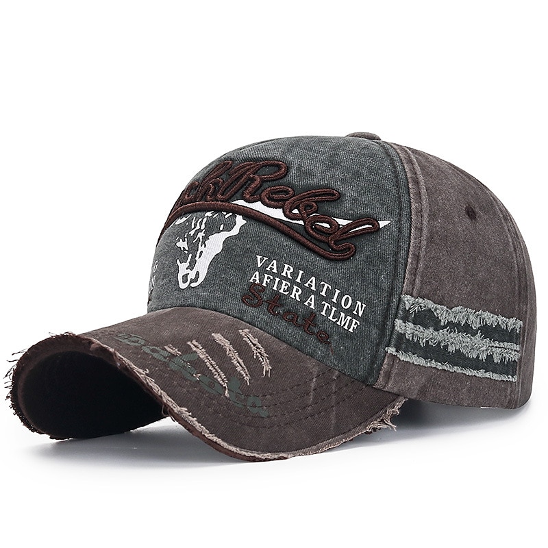 Herr Unisex Basebollkeps Trucker Hat Rubinrött Blå Polyester Årgång Resor Strandstil Utomhus Semester Färgblock Justerbara Solskyddskräm Andningsfunktion Mode 2025 - $13.49 –P2