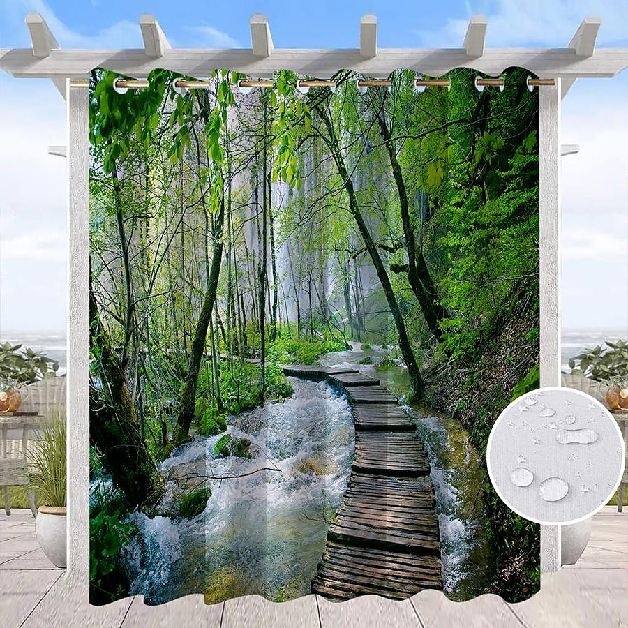 cortinas impermeables al aire libre para el patio de la boda interior cortinas gruesas con ojales de privacidad para el dormitorio de la boda, la sala de estar, el porche, la pérgola, la cabaña, 1 2025 - $31.99 –P14
