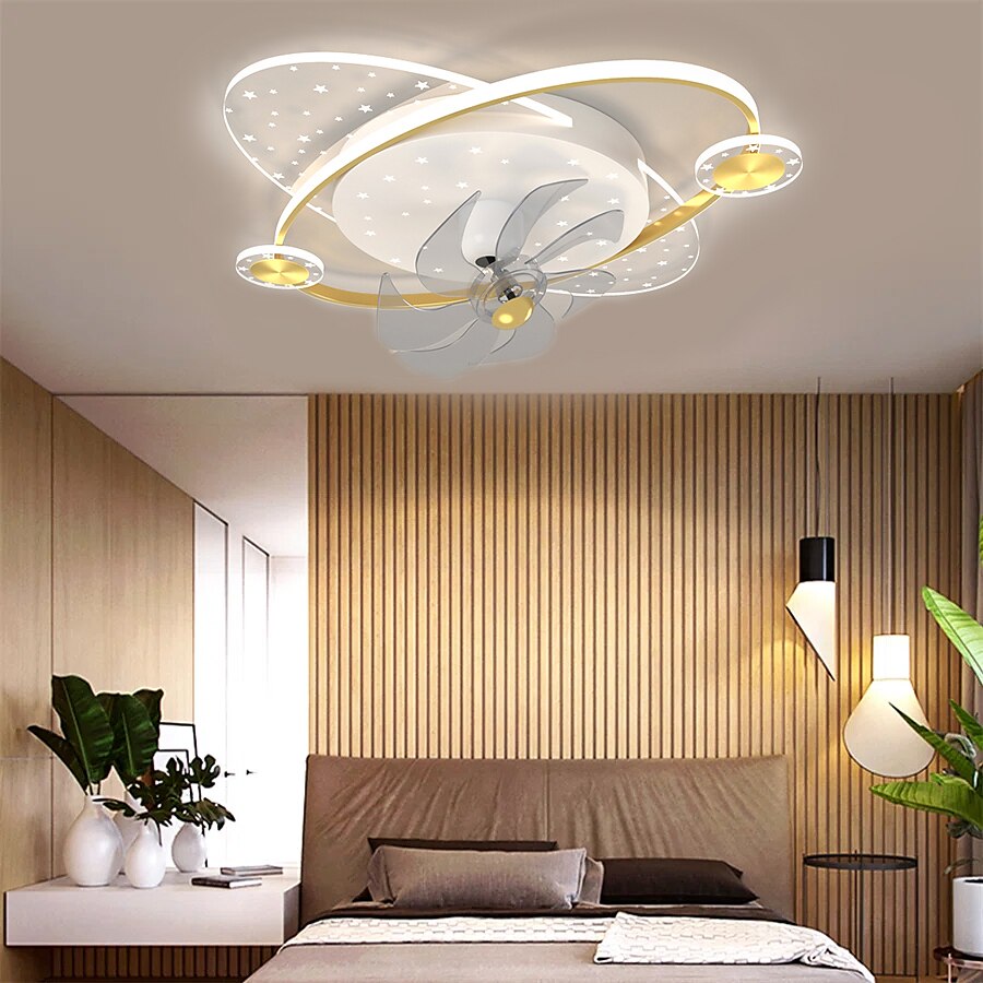 plafondventilator met licht app& afstandsbediening 50cm 3-lichts dimbaar 6 windsnelheden moderne plafondventilator voor slaapkamer, woonkamer, kleine kamer 110-240v 2025 - $259.09 –P15