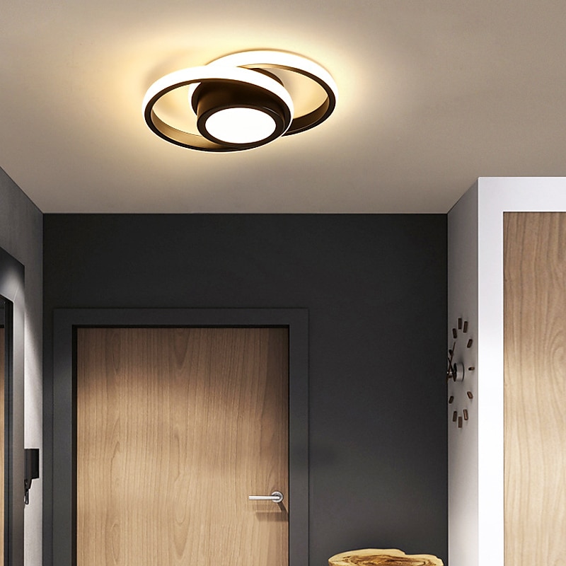 مصباح سقف LED ، 1-Light 32 سم ، أشكال هندسية ، أضواء جبلية ، هلام السيليكا ، مصباح سقف من الألومنيوم للممر ، شريط الشرفة ، مصابيح الشرفة العلوية الإبداعية ، أبيض دافئ / أبيض 110-240 فولت 2025 - $100.99 –P7
