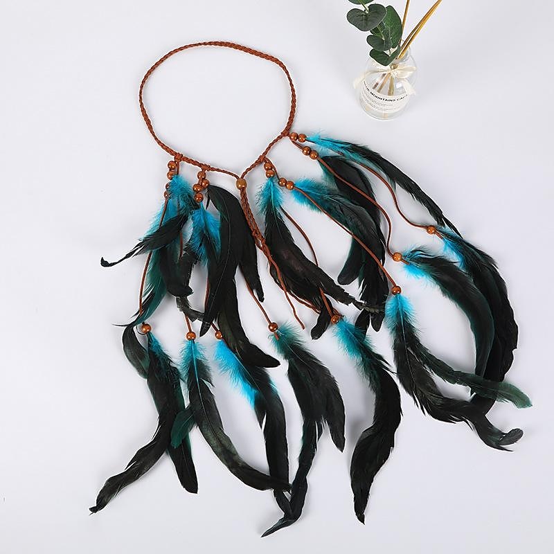 höyhen Dreamcatcher hiusasusteet boheemityylinen unensieppaaja höyhen hiuspanta naisten hiusasusteet 2025 - $8.49 –P8
