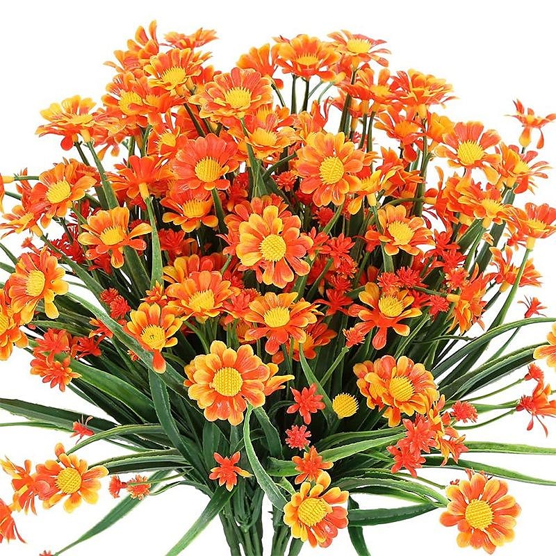 1pc fiori artificiali margherita piante di plastica decorazione della casa finestra fiori di plastica per esterni decorazione di nozze del 2025 a $6.49 –P4