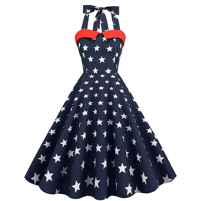 american flag homecoming dress American Flag Prom Dress