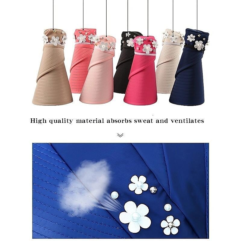 cappello da sole estivo da donna cappello da sole da viaggio all'aperto cappello da sole pieghevole cappello da sole anti-ultravioletto del 2025 a $6.49 –P4