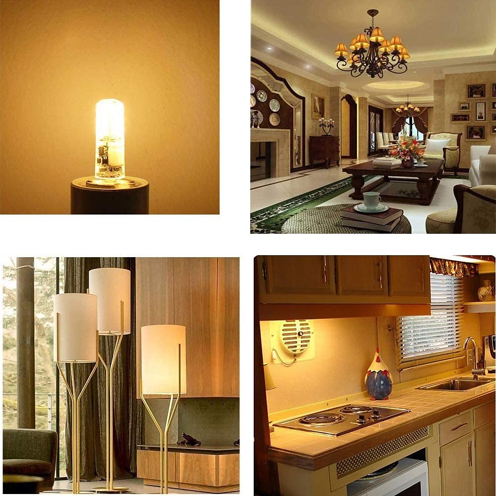 10 τμχ g4 bi-pin λαμπτήρα led 3w 24led smd 2835 ισοδύναμη λάμπα αλογόνου 30w ζεστό λευκό 3000k φως ημέρας λευκό 6000k 360° γωνία δέσμης χωρίς τρεμόπαιγμα dc12v ac220v ac110v 2025 - $13.99 –P2