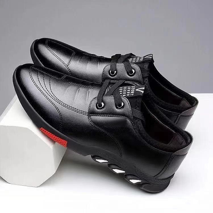 heren instappers voor casual schoenen – bruine kunstleren ademende wandelschoenen met flexibele zool – lichtgewicht modieuze sneakers voor dagelijks gebruik en reizen 2025 - $19.99 –P1