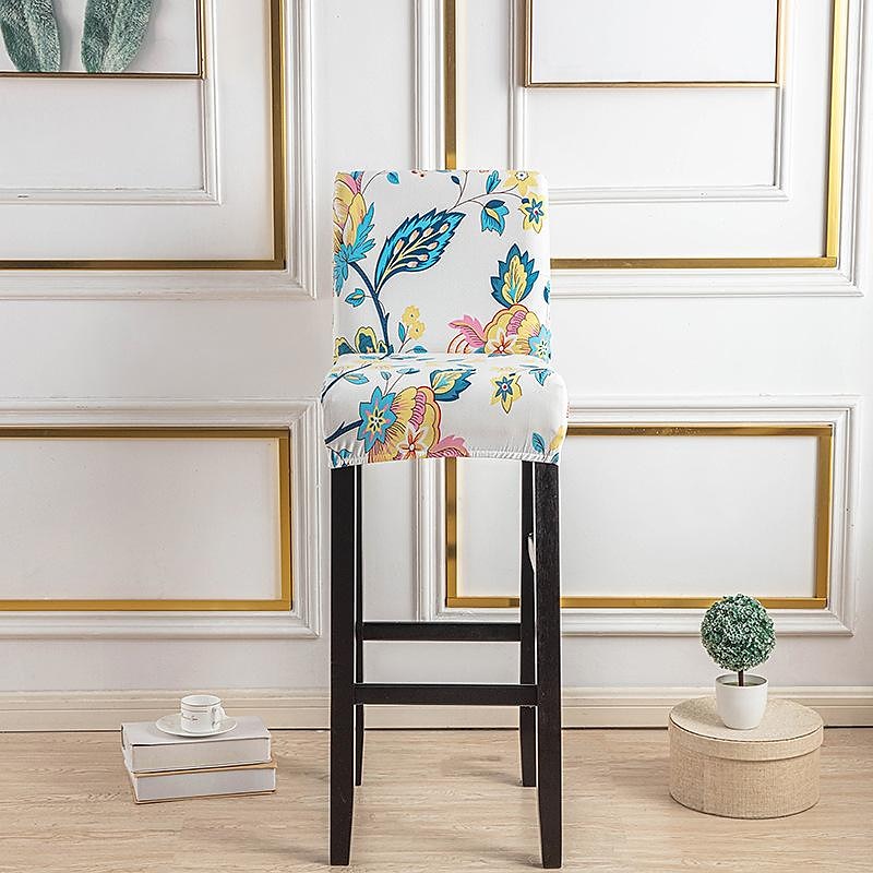 Stretch Bar Stool Cover Pub Counter Stool Chair Slipcover for Dining Room Cafe Furniture Seat Cover Stretch Protectors Non Slip with Elastic Bottom 2025 - $9.49 –P11