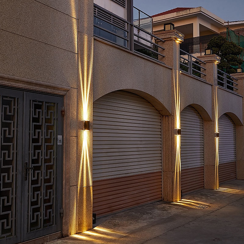 Outdoor LED Wall Lamp Waterproof 5W Up and Down Lighting Indoor Double-Head Curved Wall Light Modern Bedroom Warm White Light 2025 - $132.99 –P1