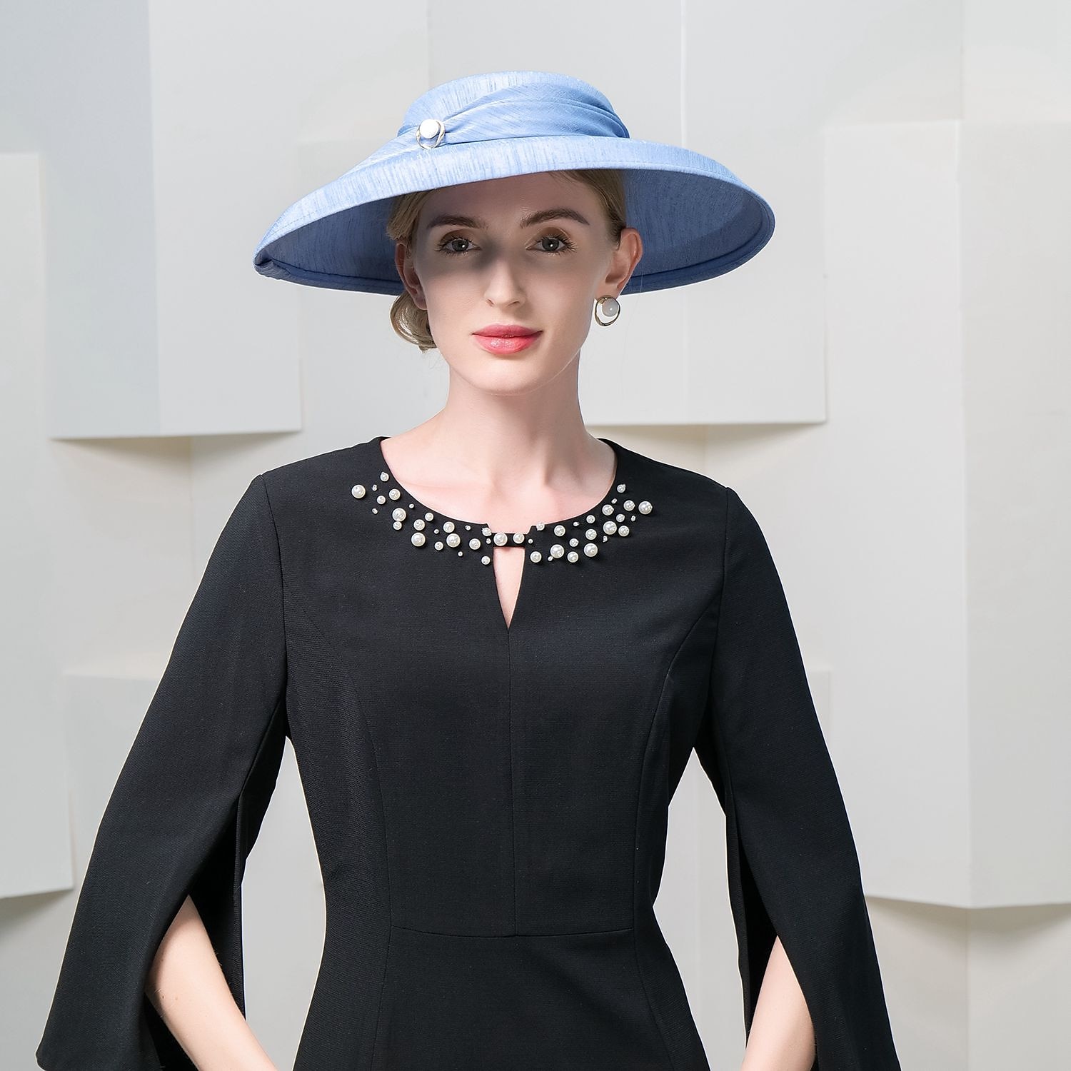 Huvudbonader Polyester / bomullsblandning syntetisk fiber Plommonstop / Cloche hatt Solhatt Cloche hatt Ledigt Helgdag Dam Brittisk Med Keps Bård Hårbonad Huvudbonader 2025 - $46.99 –P6