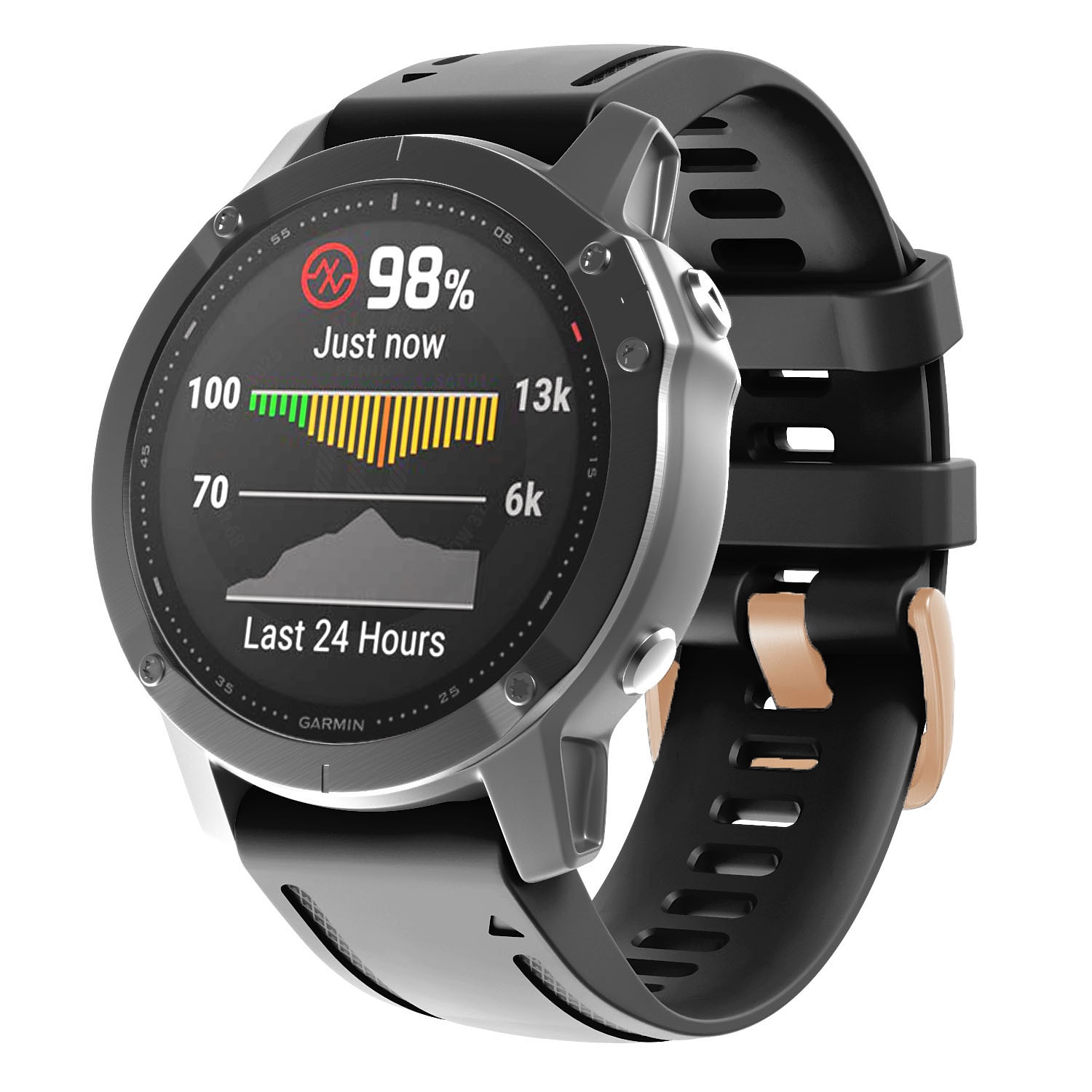 Kellon ranneke varten Garmin Fenix 7S Pro 6S 5S Plus Epix Pro 42mm Approach S70 42mm Instinct 2S Descent Mk2S D2 Delta S 20mm Silikoni Korvaus Hihna Pikakiinnitys 22mm Urheiluhihna Ranneke 2025 - $13.99 -P7