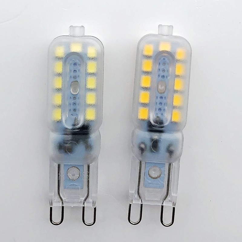 lumini led bi-pin g9 6w 450-550lm 22 margele led smd 2835 t forma bec reglabil alb cald alb rece 220-240v 110-130v rohs pentru candelabre lumini de accent sub dulap lumina puci 2025 - $27.99 –P3