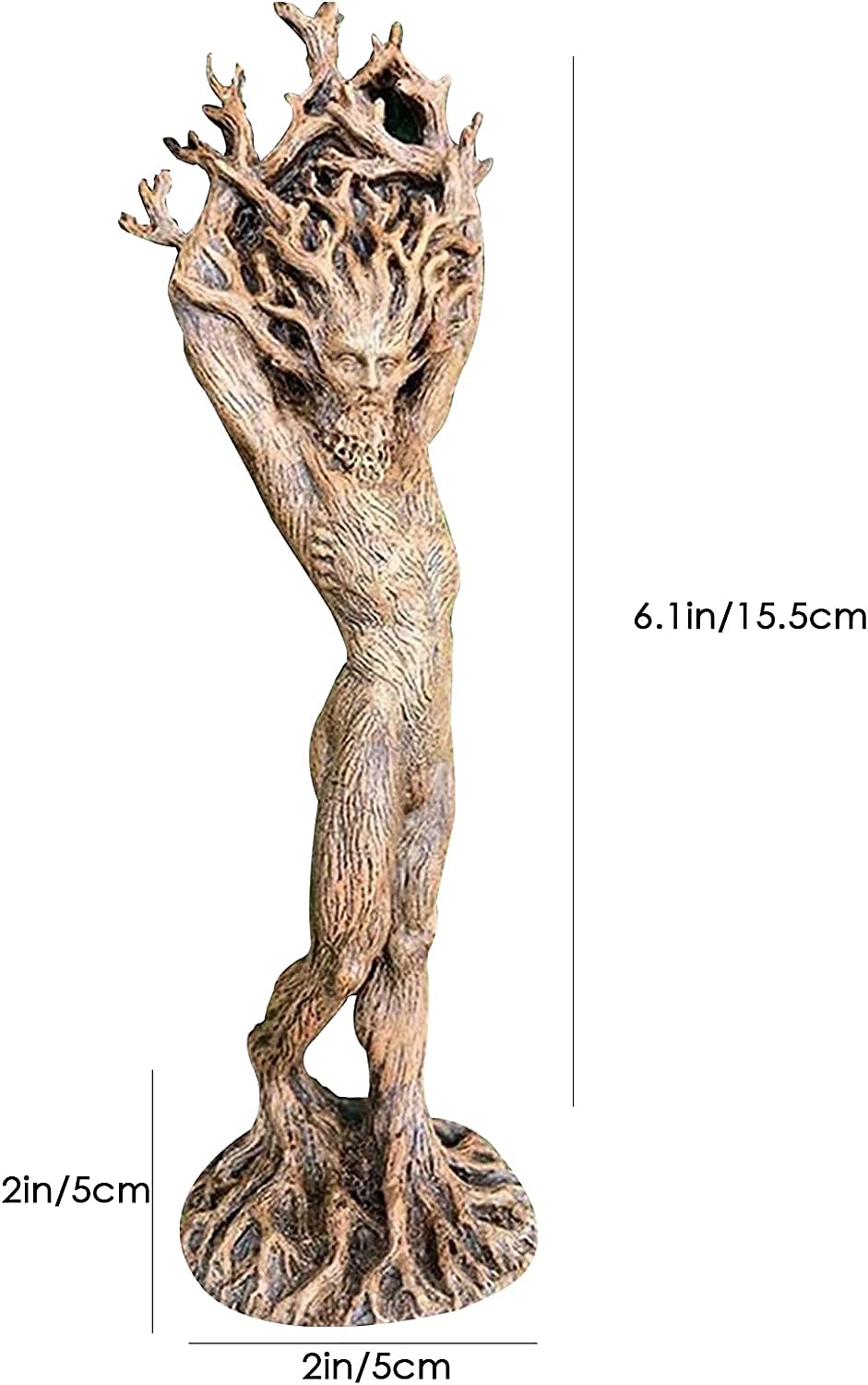 Resin Dryade Statue Figures, Dryade Ornament, Goddess Statue, God or Goddess of the Tree Statue, Craft Statue Model Sculptures Home Decor Sculpture Gift, Garden Craft Garden Park Decoration 2025 - $10.49 –P2