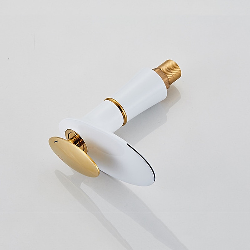 cascade salle de bain évier mitigeur rond, robinets de lavabo monocommande salle de bain avec tuyau d'eau chaude et froide monobloc vasque eau laiton robinet monté sur pont de 2025 ? $97.99 –P3