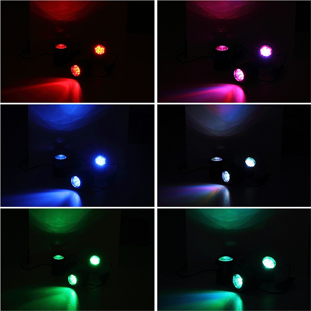 Lampe solaire à LED - Projecteur d'extérieur à changement de couleur RVB, lampe solaire étanche IP68 pour l'aménagement paysager du jardin de 2025 ? $28.99 –P3