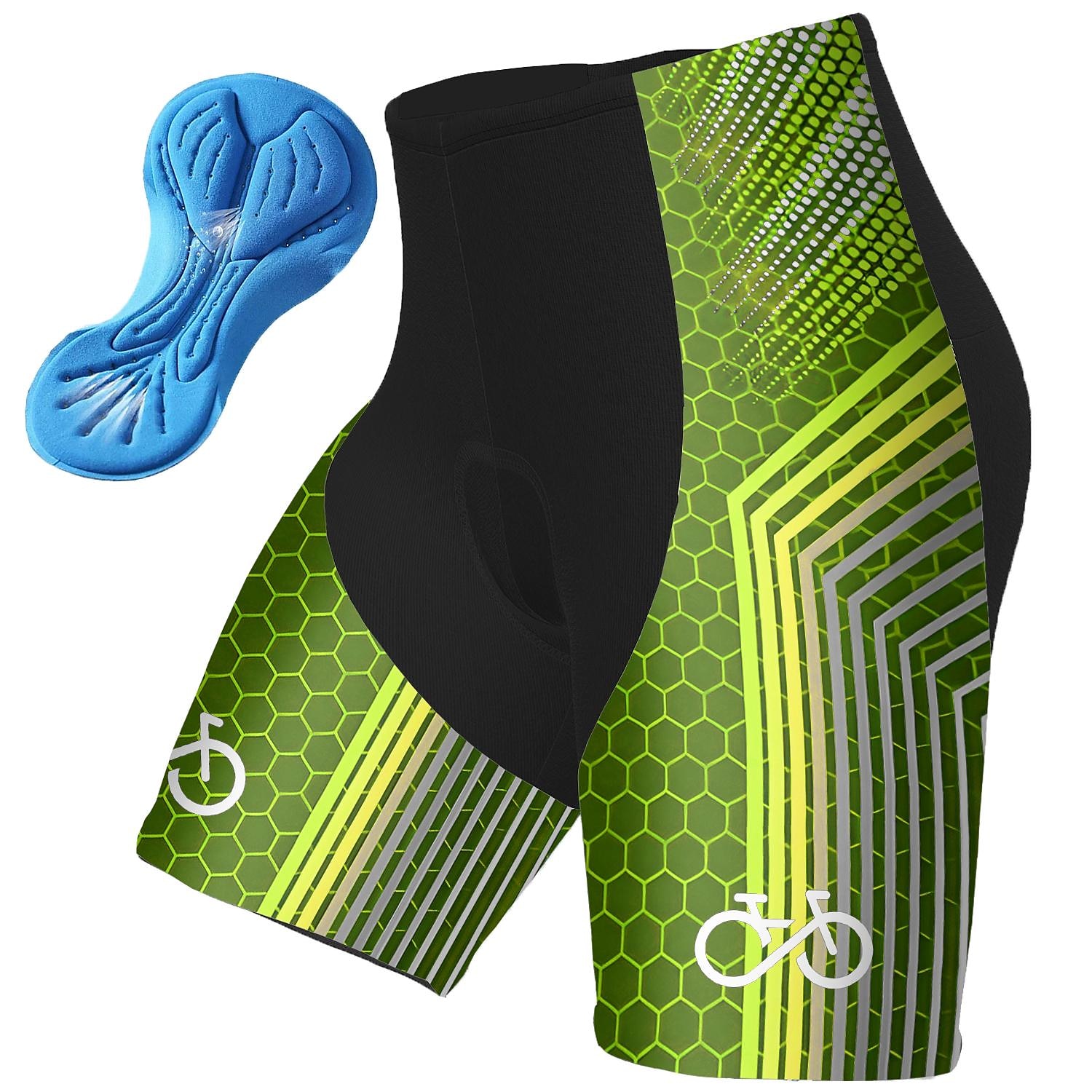 Per uomo Grafico Geometrico Pantaloncini da ciclismo Bicicletta Pantaloncini imbottiti / Fondello Pantaloni Mountain Bike MTB Ciclismo su strada Gli sport Cuscinetto 3D Asciugatura Rapida Strisce del 2026 a $28.99 –P5