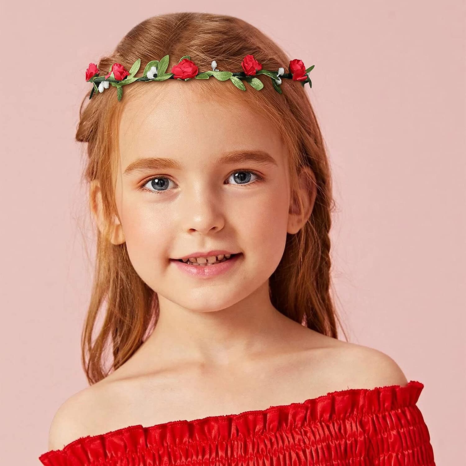 señora chica moda flor bohemia corona floral guirnalda diademas 10pcs 2026 - $8.49 –P3