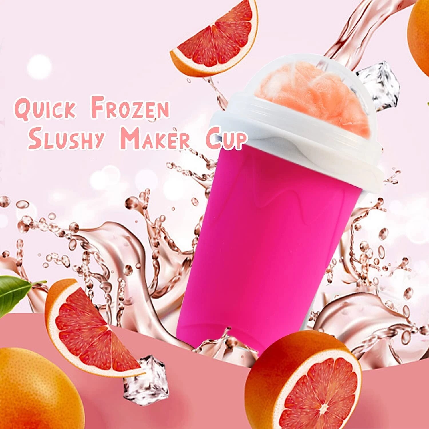 500ml Large Capacity Slushy Cup Summer Squeeze Homemade Juice