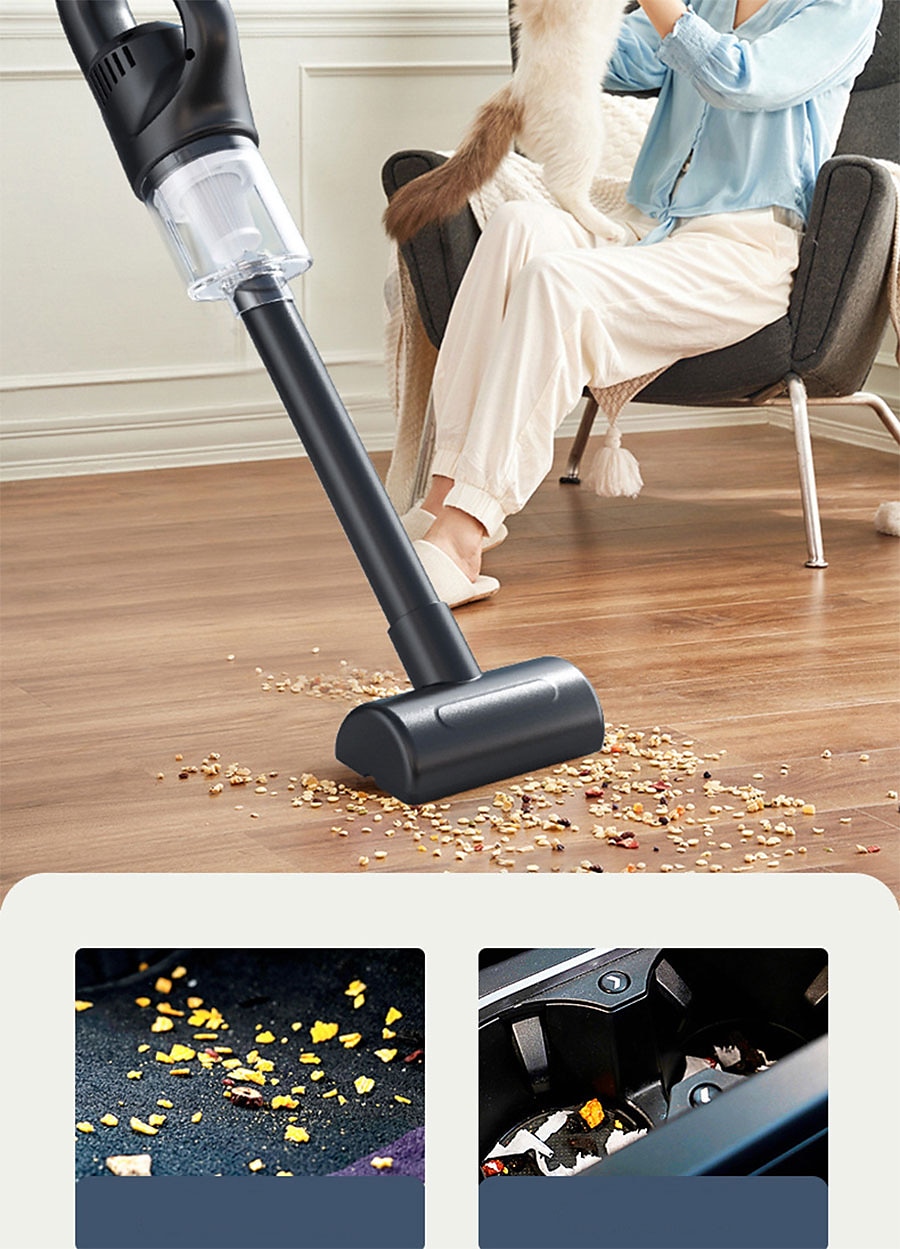 Cordless Rechargeable Vacuum Cleaner Lightweight Portable High Power - Perfect for Home Car Wet & Dry Pet Hair 2025 - $33.99 –P7