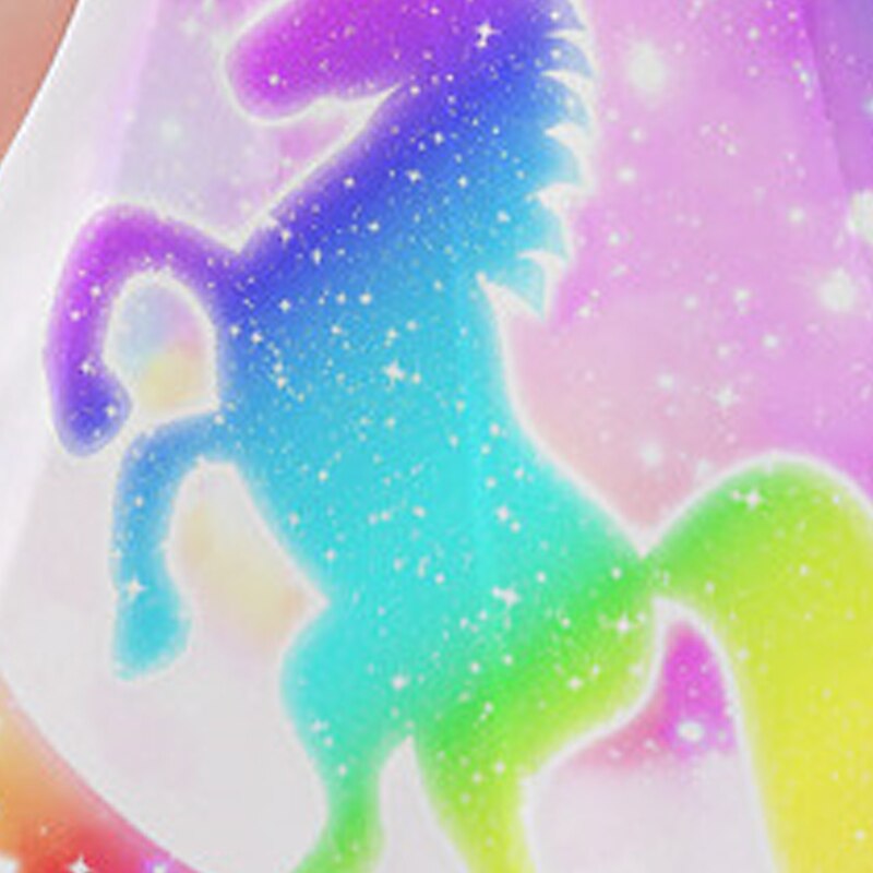 kinderkleidung Mädchen Kleid Graphic Einhorn Farbverlauf Ärmellos Outdoor Casual Modisch Kuschelig Täglich Polyester Übers Knie Casual kleid A Linie Kleid Tank-Top Kleid Sommer Frühling 3-12 Jahre 2025 - $13.99 –P3
