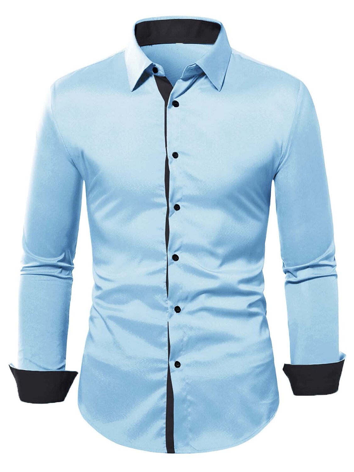 Hombre Camisa Camisa de verano Abotonar la camisa Camisa casual Negro Blanco Azul Piscina Verde Ejército Manga Larga Plano Diseño Diario Vacaciones Ropa Moda Casual Cómodo 2025 - $19.49 –P11