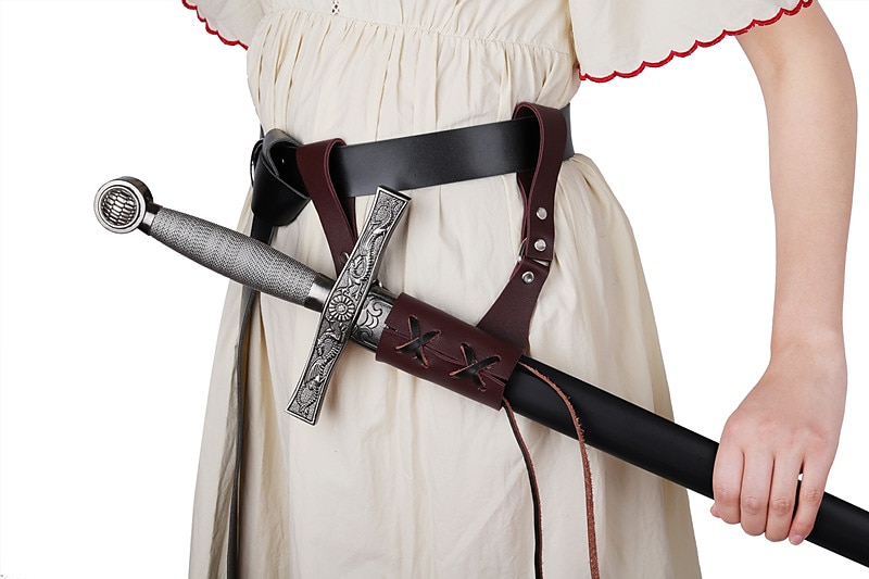 Rétro Vintage Punk & Gothique Médiéval Costume de cosplay Fourreau Porte-Épée Guerrier Chevalier Viking Homme Femmes Celtique Pirate Fantaisie Performance Soirée Scène Adulte Plus d'accessoires de 2025 ? $16.49 –P8