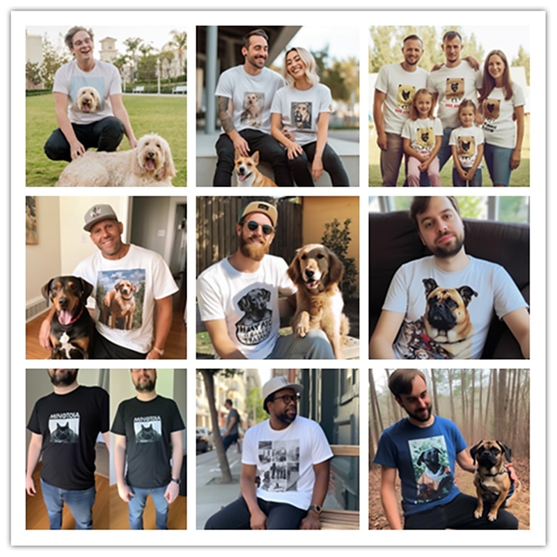 zakázkové pánské tričko bavlna personalizované foto design obrázek text dopis grafika potisky posádka krk černá bílá červená modrá šedá tričko s krátkým rukávem sportovní móda ležérní léto 2025 - $19.49 –P3