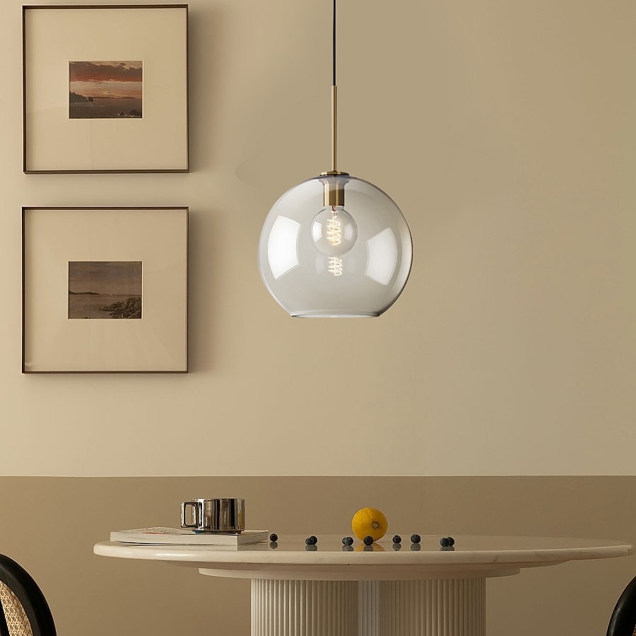 20 cm Single Design Pendant Light Glass Glass Electroplated Vintage Nordic Style 110-120V 220-240V 2025 - $147.99 –P14