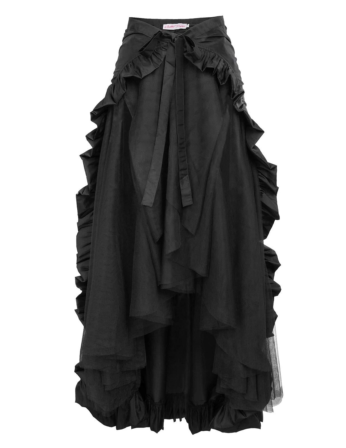 Retro Antiguo Medieval Renacimiento Vestido con volantes Falda Pirata Mujer  Ostentoso Costura asimétrica Cosplay Disfraz Mascarada Evento / Fiesta  Faldas 2024 - $33.99