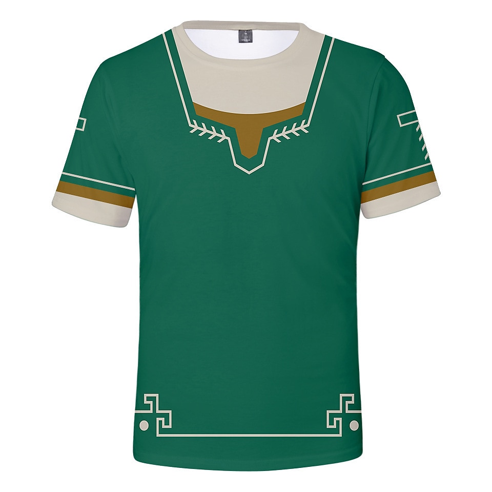 The Legend of Zelda: Tears of the Kingdom Článek Princezna Zelda Trička Anime 3D Grafika Pro Pro páry Pánské Dámské Dospělé Plesová maškaráda 3D tisk Běžné / Denní 2025 - $17.99 –P2