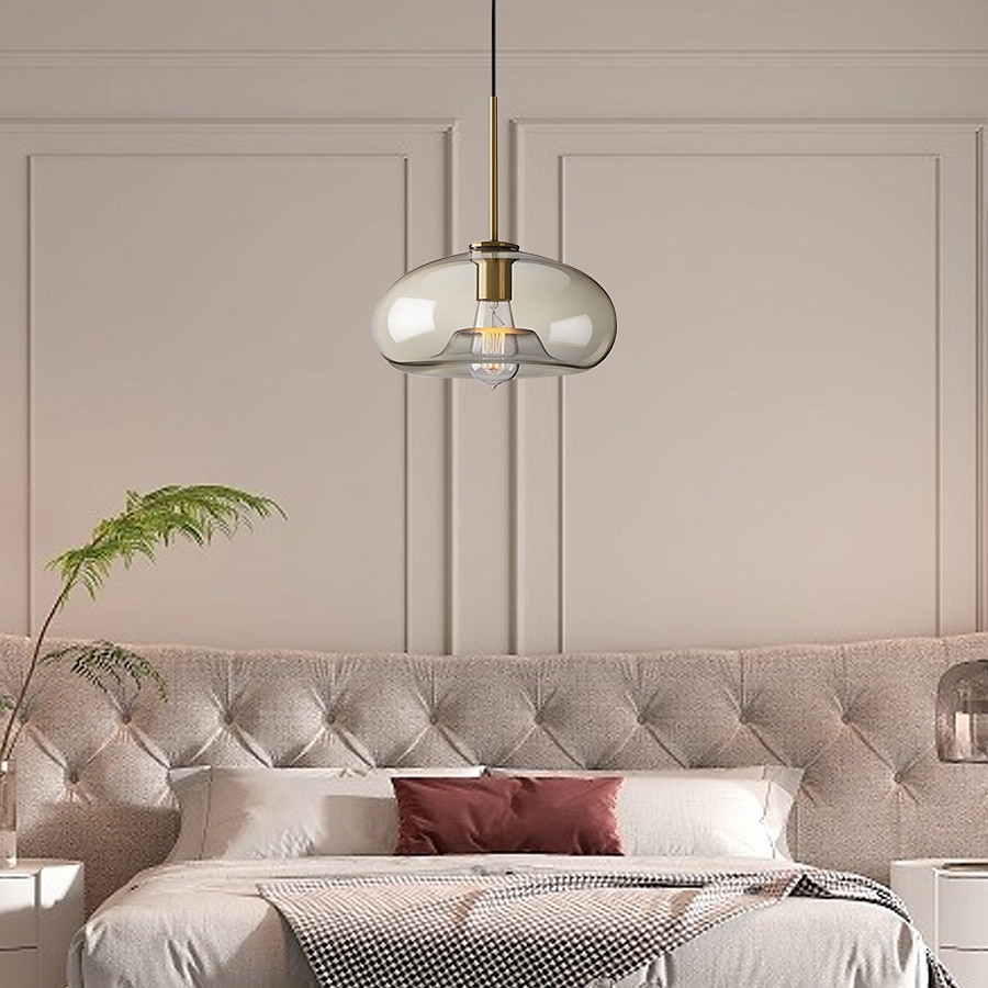 20 cm Single Design Pendant Light Glass Glass Electroplated Vintage Nordic Style 110-120V 220-240V 2025 - $147.99 –P17