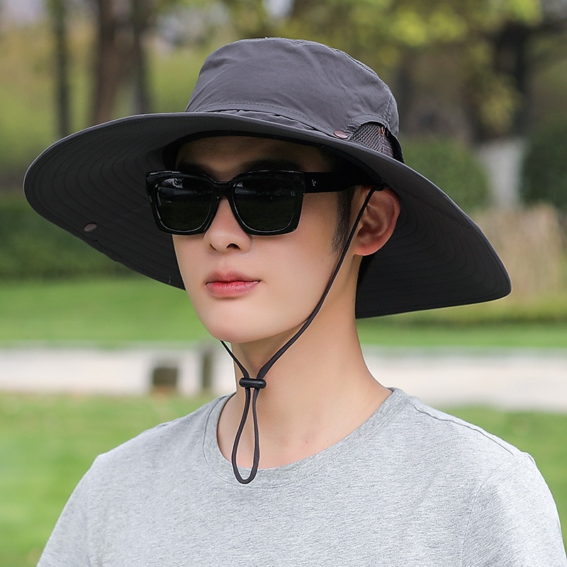 Adults Wide Brim Sun Hat UPF50+ Bucket Hat Waterproof Quick Dry Breathable Summer Hat for Fishing Camping & Hiking 2026 - $17.99 –P6