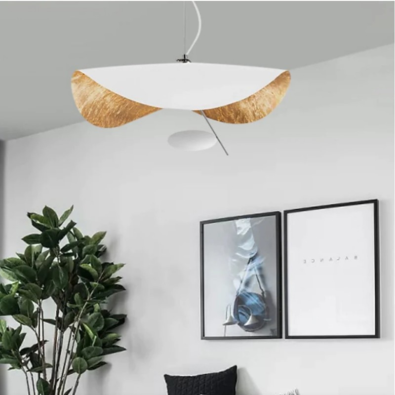 LED Pendant Light Golden Hat Chandelier Bar Model Room Clothing Store Hotel Restaurant Hotel Club Lobby Light,Post-modern Light Luxury Creative Flying Saucer Chandelier 2025 - $349.99 –P11