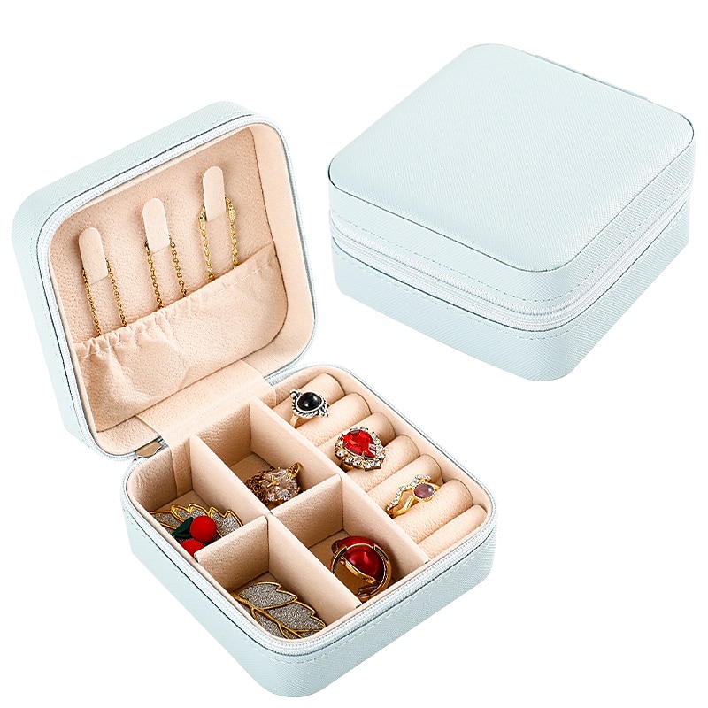 Mini Travel Jewelry Case Small Jewelry Box Portable Jewelry Travel Ogranizer Display Jewelry Storage Case for Rings Earring Necklace Bracelet Gift for Women Girls 2025 - $19.99 –P6