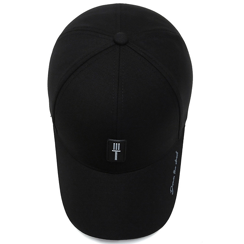 Herr Basebollkeps Trucker Hat Svart Djupblå Polyester Resor Strandstil Utomhus Semester Slät Justerbara Solskyddskräm Andningsfunktion Mode 2025 - $15.49 –P4