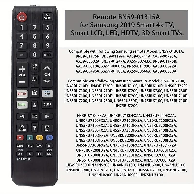 atualize sua experiência de tv samsung com o mais recente controle remoto universal - compatível com todas as smart tvs 3d lcd led hdtv! de 2025 por $11.99 –P3
