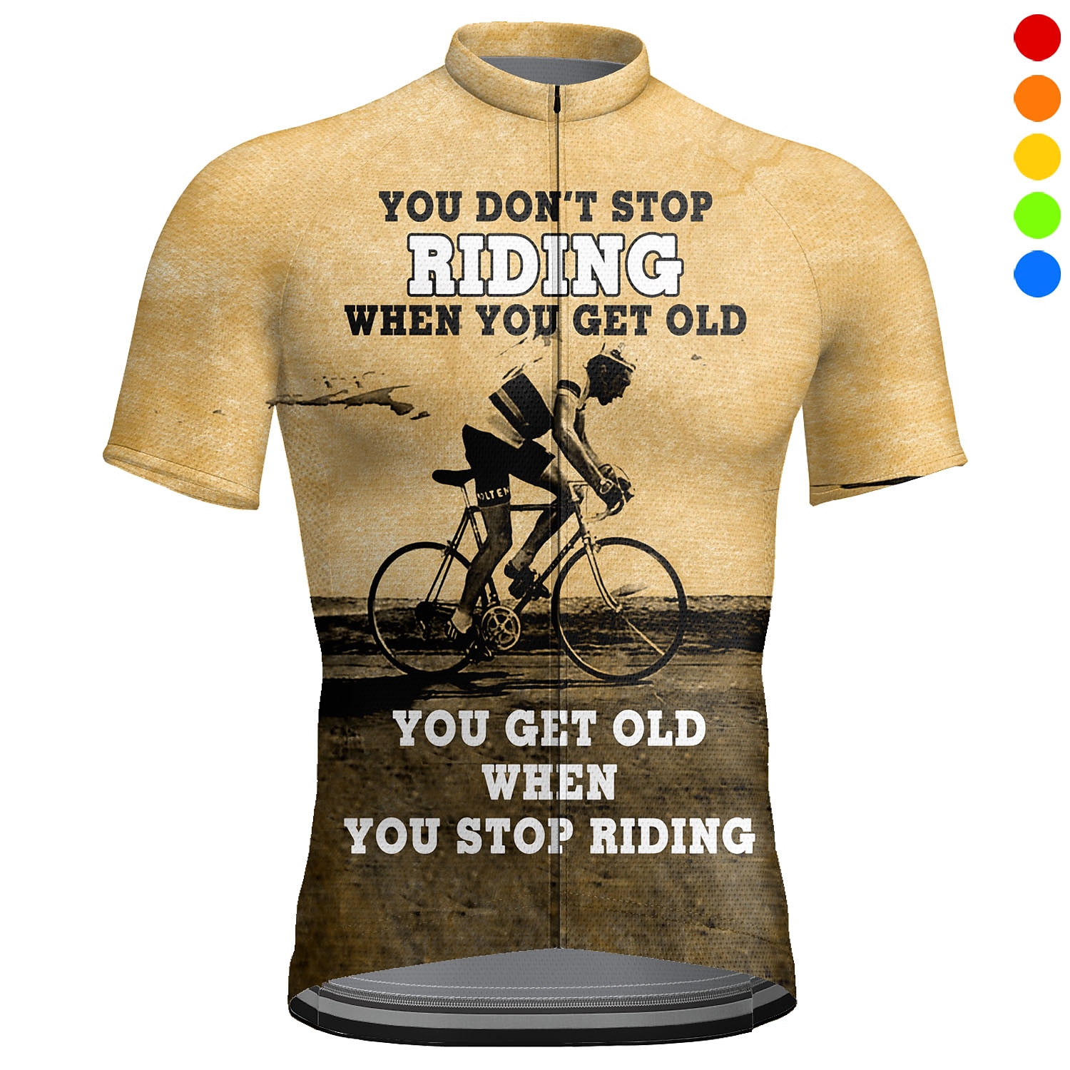 Herren Radtrikot fahrradbekleidung Fahrradtrikot Kurzarm Fahhrad Trikot Shirt mit 3 Gesäßtaschen MTB Mountain Rennrad Atmungsaktiv Schnelltrocknend Feuchtigkeitsableitung Reflexstreiffen Gelb Rosa Rot 2025 - $28.99 –P1