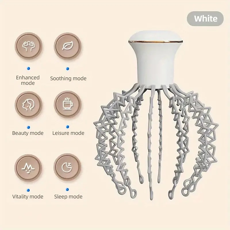 2023 New Octopus Head Massager Electric Head Massager With Claw Instrument Deep Relaxation Octopus Head Scratcher 2025 - $19.99 –P4