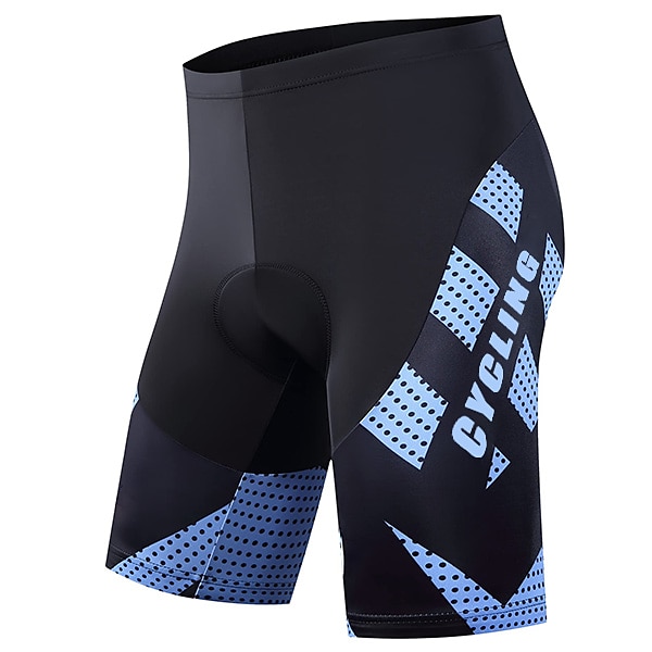 Men's Cycling Shorts 3D Padded Shorts Bike Padded Shorts / Chamois Bottoms Mountain Bike MTB Road Bike Cycling Sports Graphic 3D Pad Breathable Quick Dry Moisture Wicking White Blue Spandex Clothing 2025 - $25.99 –P6