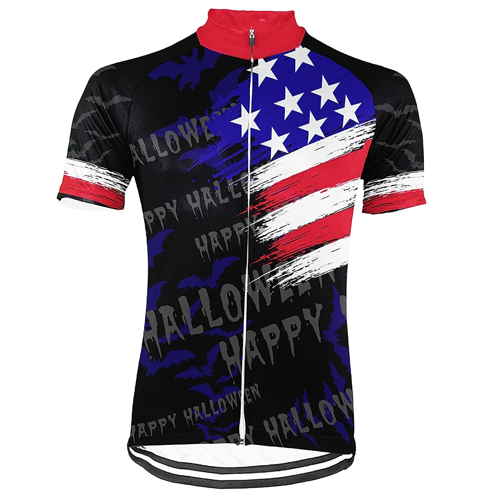250° anniversario dell'America Giornata dell'indipendenza Per uomo Maglia da Ciclismo Grafico Bandiera Nazionale Manica Corta Bicicletta Maglia Top con 3 tasche posteriori Mountain Bike MTB Ciclismo del 2026 a $30.99 –P6