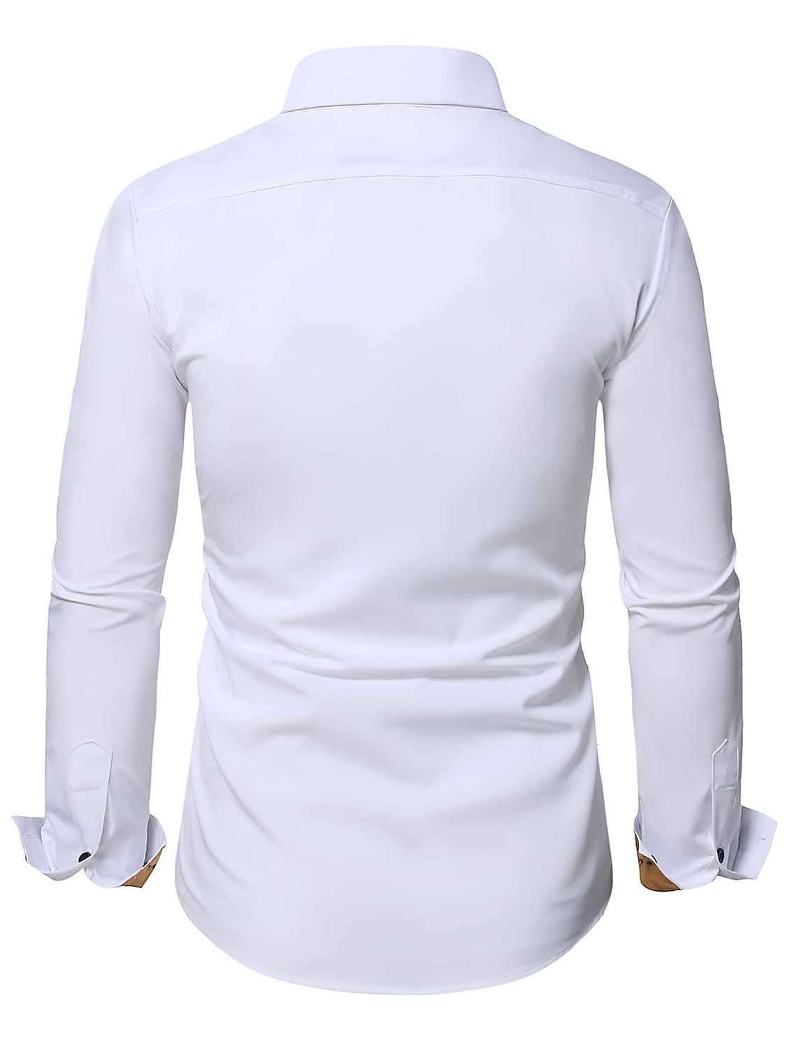 Hombre Camisa Camisa de verano Abotonar la camisa Camisa casual Negro Blanco Azul Piscina Verde Ejército Manga Larga Plano Diseño Diario Vacaciones Ropa Moda Casual Cómodo 2025 - $19.49 –P10