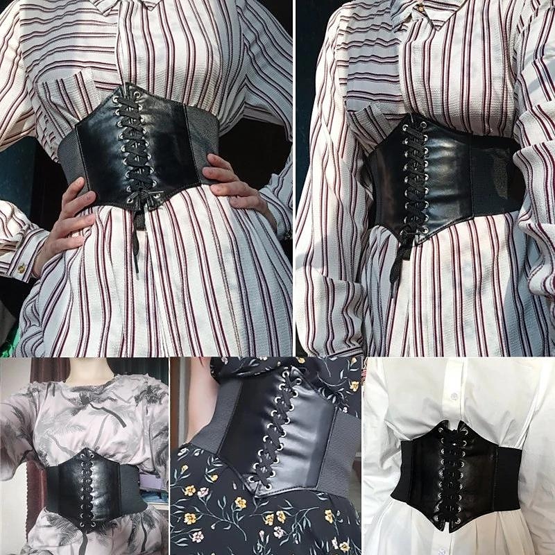 Punk a gotika Středověké Renesanční Korzet Pásek Princeznovské Pánová Elfí Maškarní kostým Dámské Keltské Pirát Fantazie Večírek Běžné / Denní Dospívající Dospělé Korzet Pásek Celý rok 2025 - $14.49 –P12