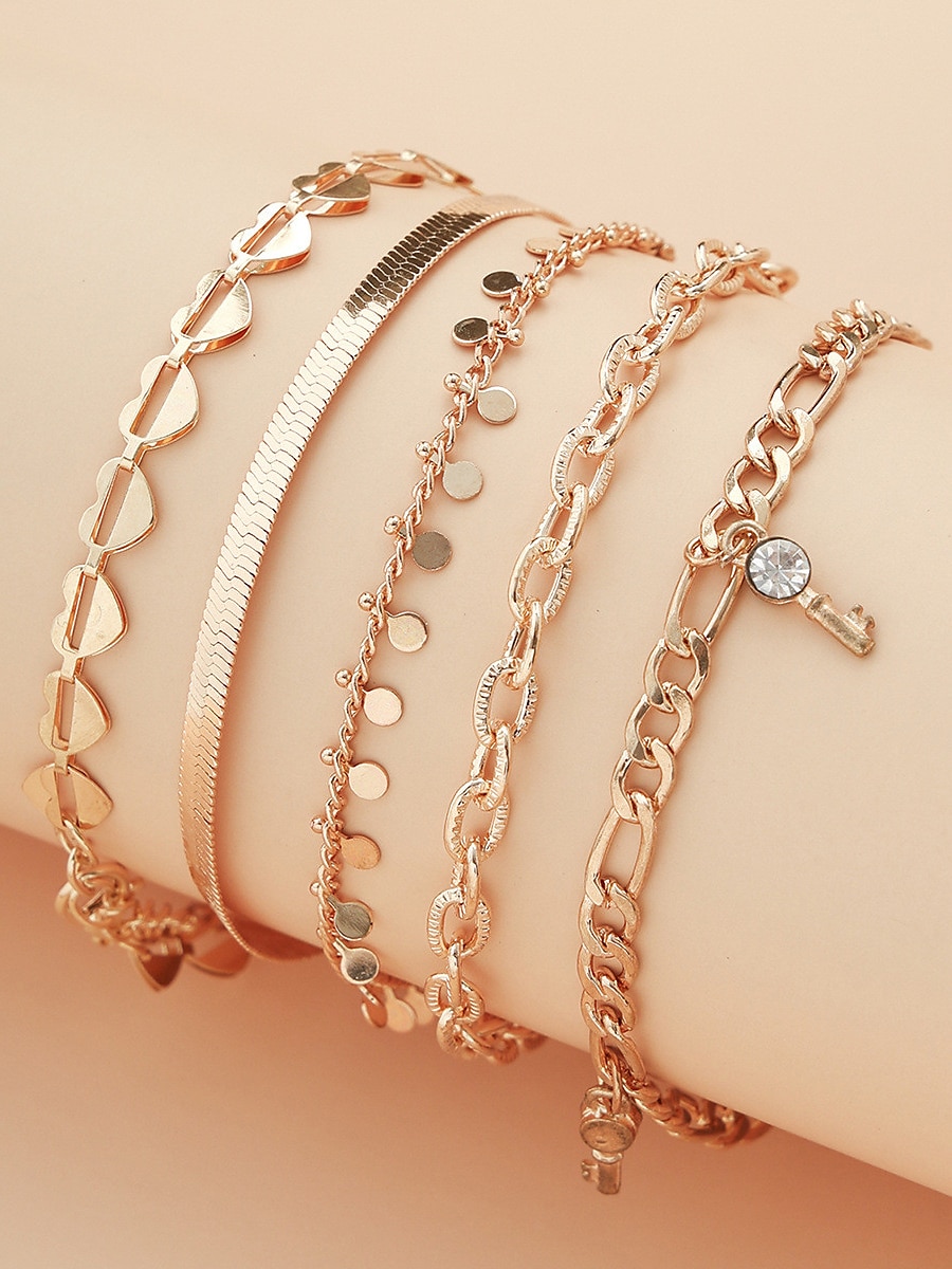 Women's Fashion Outdoor Heart Anklet 2025 - $9.49 –P2