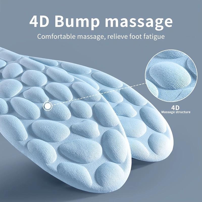 1 Pair Comfortable Gel Insoles with Massage Pebble Design – Arch Support and Shock Absorption for All-Day Foot Comfort 2026 - $8.99 –P5