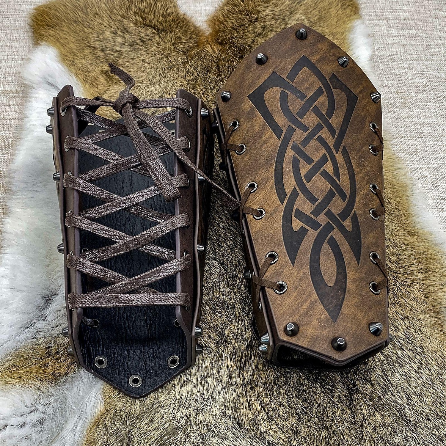 Punk & Gothic Medieval Renaissance Cosplay Costume Armor Masquerade Warrior Knight Ritter Viking Crusader Celtic Knight Archery Fancy Dress Men's Viking Halloween Carnival Masquerade Performance 2026 - $26.99 –P4