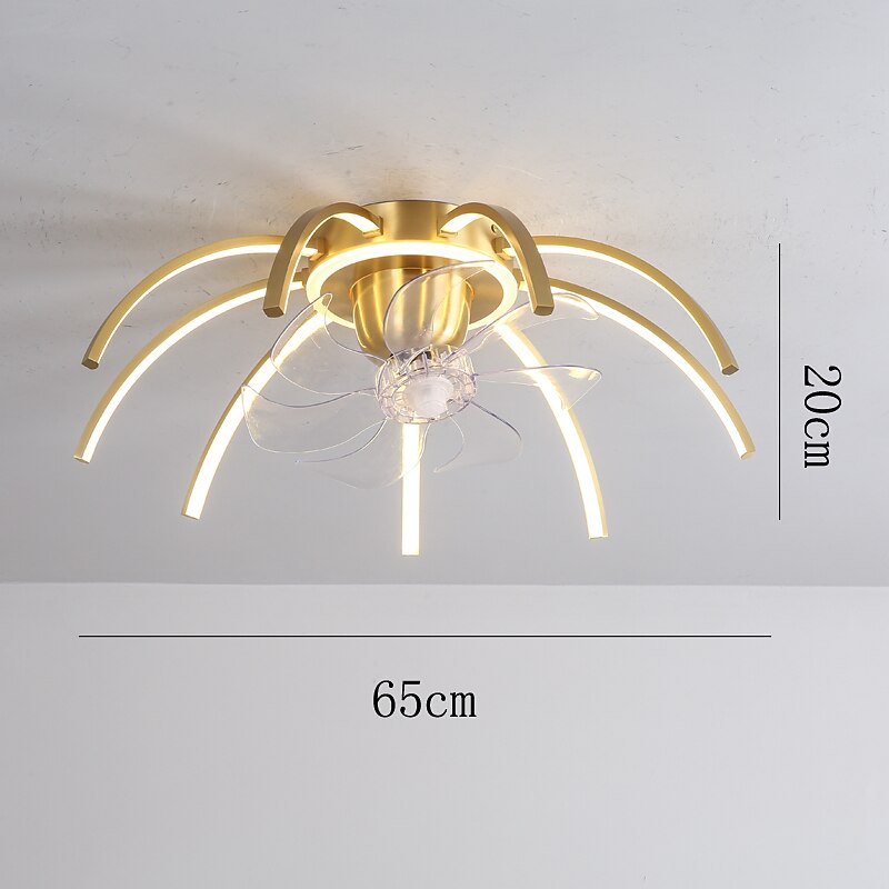 Ceiling Fan with Light Dimmable 65cm 6 Wind Speeds Modern Ceiling Fan for Bedroom, Living Room App & Remote Control 110-240V 2025 - $475.09 –P11