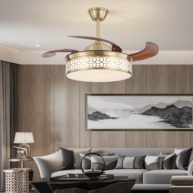 Deckenventilator mit Lichtkreis-Design-App& Kristall-Fernbedienung, 50 cm, dimmbar, 6 Windgeschwindigkeiten, moderner Deckenventilator für Schlafzimmer, Wohnzimmer, kleines Zimmer, 110–240 V 2025 - $518.29 –P9