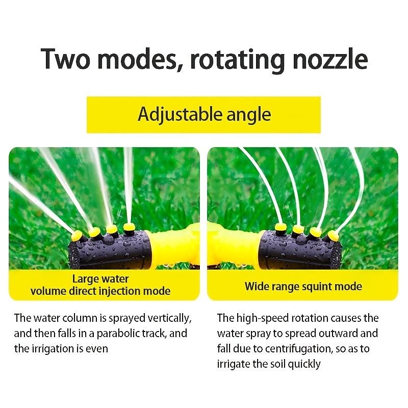 automatyczny zraszacz obrotowy, narzędzia do podlewania trawnika 360°, dysza do nawadniania ogrodu, sprzęt do podlewania, ogrodnictwo &wzmacniacz; zaopatrzenie trawnika 2026 - $9.49 –P8